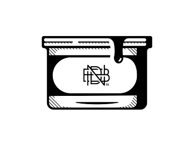 NBDco - Ink icon illustration logo screenprinting