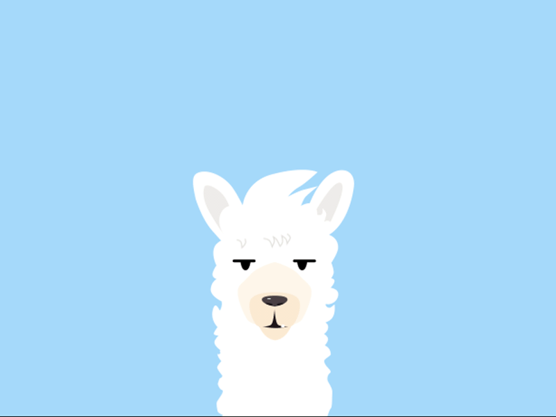 Angry alpaca animation art branding design icon illustrator minimal ui vector
