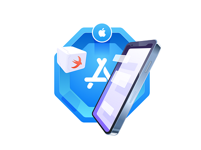 iOS Developer Bootcamp developer education icon illustration ios mobile programming swift ui xcode