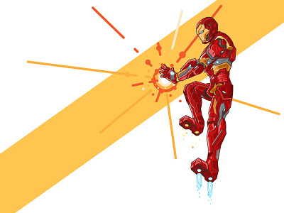 Iron Man captain america character civil war iron man mark marvel suit vector