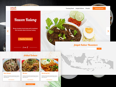 Indonesia Kayarasa Landing Page article food indonesia landing page product recipe