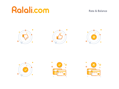 Ralali Illustration Icon Rate & Balance b2b ecommerce icon illustration marketplace