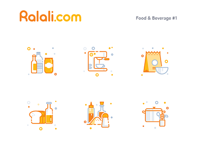 Ralali Icon Food & Beverage #1 app ecommerce icon illustration marketplace mobile ui