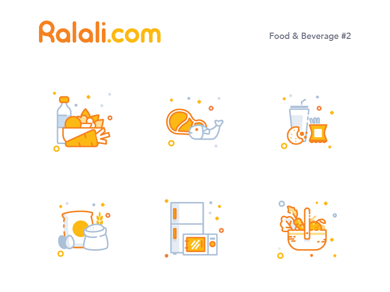 Ralali Icon Food & Beverage #2 By Amirul Hakim On Dribbble