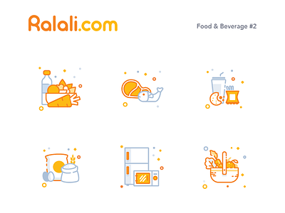 Ralali Icon Food & Beverage #2 app apps b2b design ecommerce icon illustration marketplace mobile ui ux vector