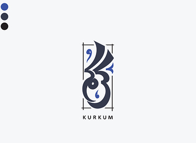Kurkum logo arabic arabic logo arabic typography branding calligraphy illustration illustrator lettering logo type typography