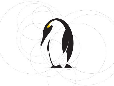Pinguin Logo Design Using Circles` abstract design circle circle design design grid logo icon iconic icons illustration logo logo design logo design concept logosketch mark vector