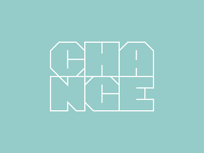 Change Wordmark Design design lettering lettermark logo logo design mark type typogaphy typographic typography typography art typography design vector wordmark
