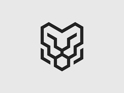 The Lion - Geometric Logo Design concept concept art design icon illustration logo logo design logo mark logodesign logos mark practice vector