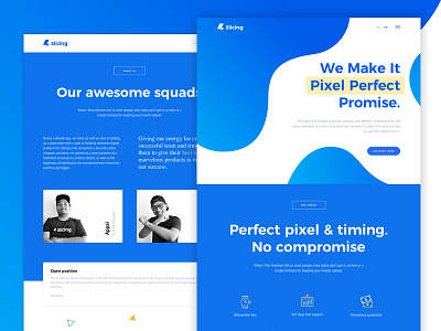 4Slicing clean design flat interface minimal modern ui ux web website