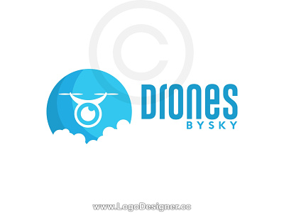 1052 By Logodesignercc branding camera design drone drone logo logo designer marketing photography startup
