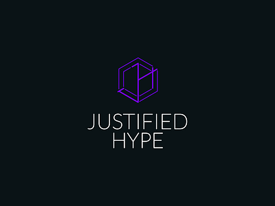 Justified Hype branding design icon logo