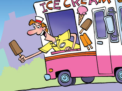 Ice Cream humor kids truck