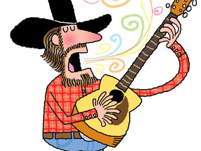 country singer cartoon country humor singer
