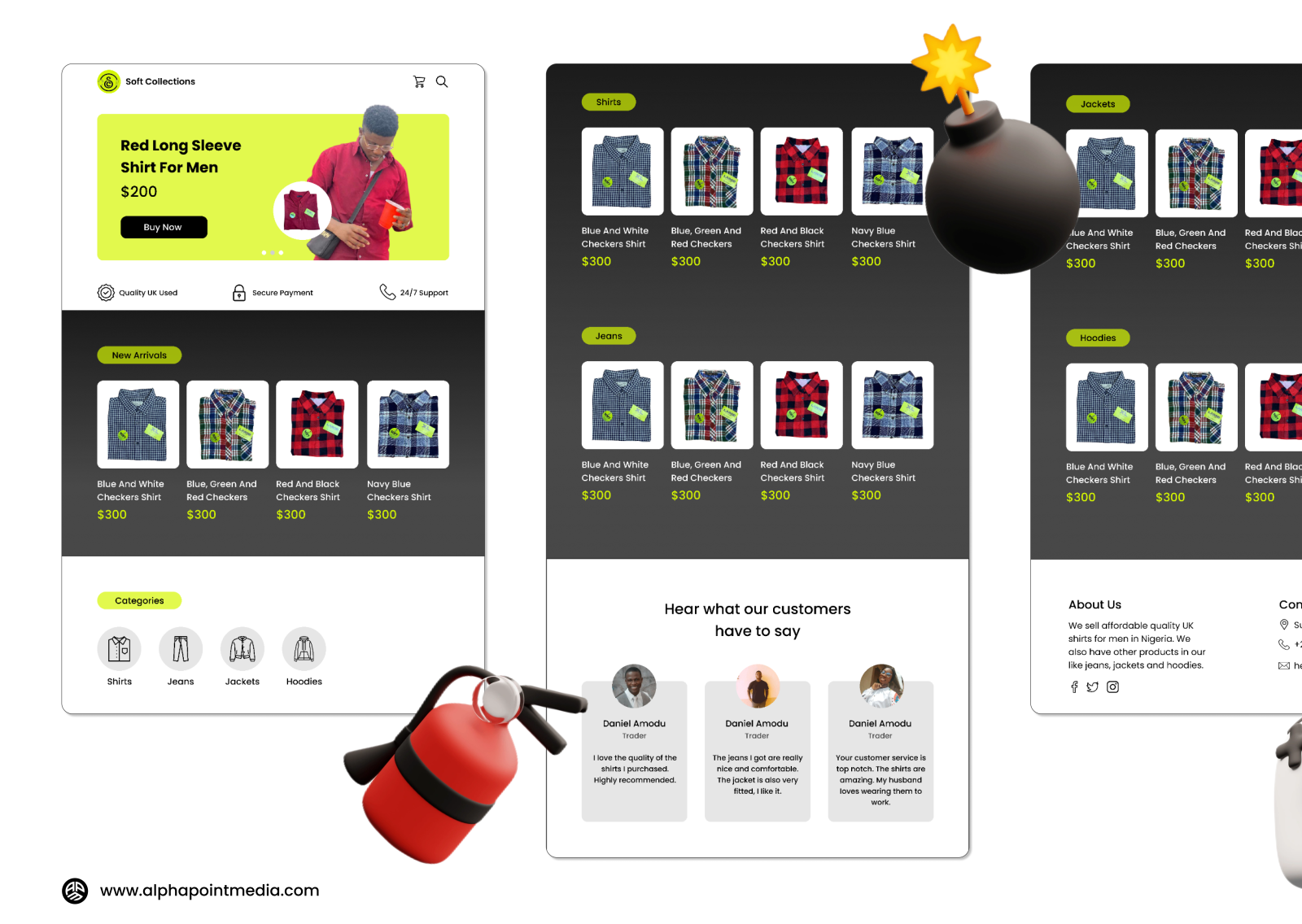 Soft Collections site Redesign by Dammie Ololade on Dribbble