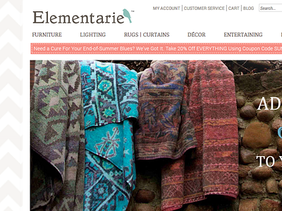 Elementarie branding e commerce elementarie graphic design home decor logo logo design web design