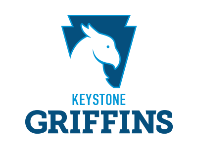 Keystone Griffins griffins keystone pennsylvania rugby sportslogo