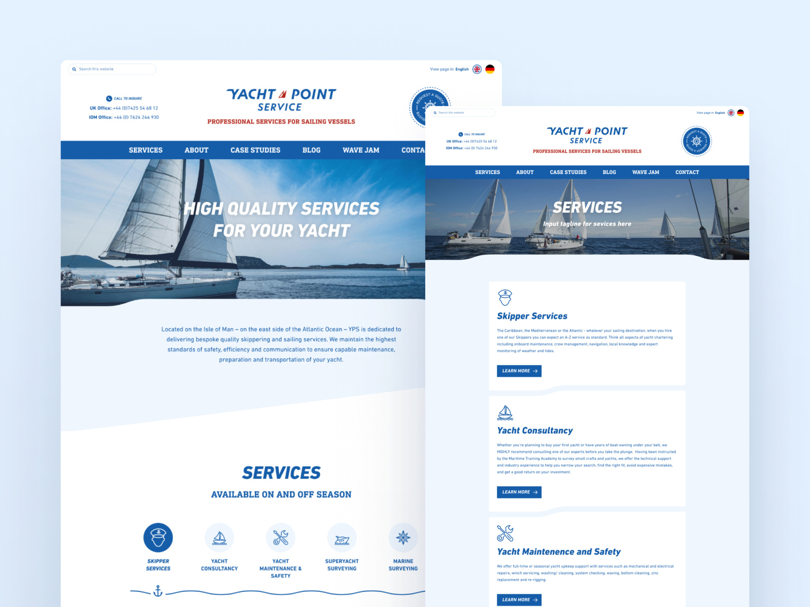 Yacht Point Service by Craft Applied on Dribbble