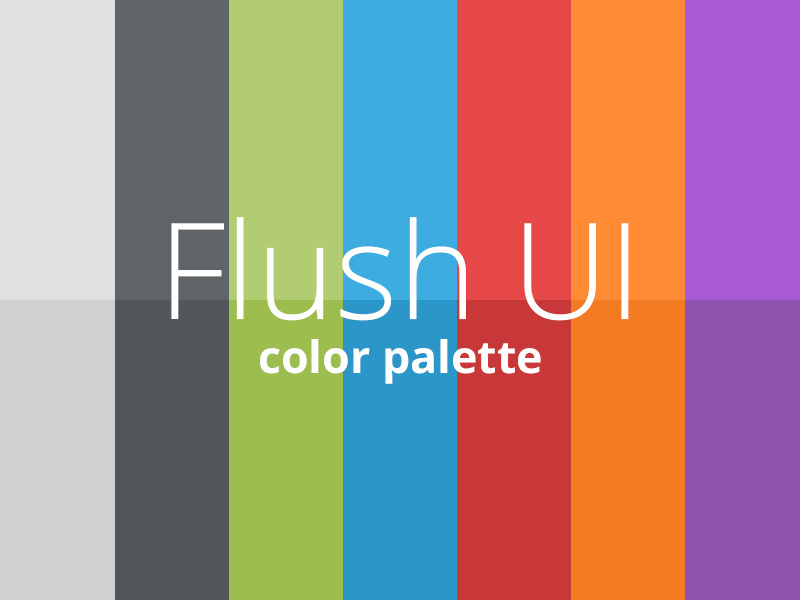 FlushUI Color Palette by Silviu Stefu on Dribbble