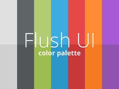 FlushUI Color Palette colors flush user interface
