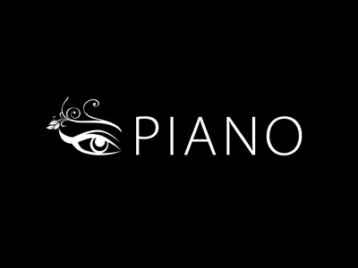 Piano1 cosmetics logo logo design natural piano