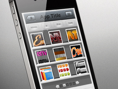 App On Iphone application iphone retina ui