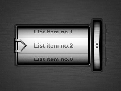 List Selector list ui