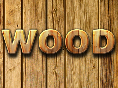 Wood Text Style layer photoshop style wood