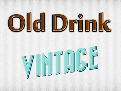 Retro Text Styles 2 effects layer retro styles text styles vintage