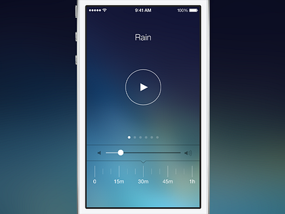 Noisie audio ios mobile music noisie player ui