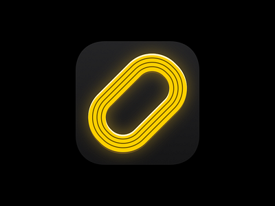 Track Icon app icon icon ios medal mobile run running sport track