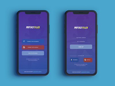 Prototype - Redesigning Signup Screens for an existing app