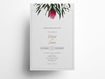 Wedding invitation