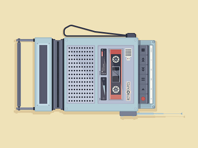 Retrotapes Smart Cassette adobe adobe illustrator design digital digital art digital illustration illustration illustrator