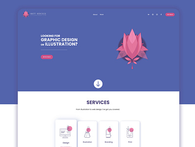 Personal website branding design illustration ui ux webdesign website