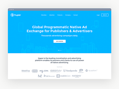 Landing page