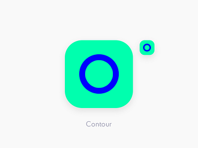 Contour Icon clean contour development icon instagram kosov minimal nuget platform