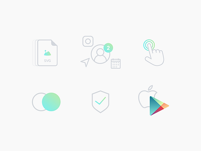 Icons apple clean google icon interactivearts kosov minimal ui