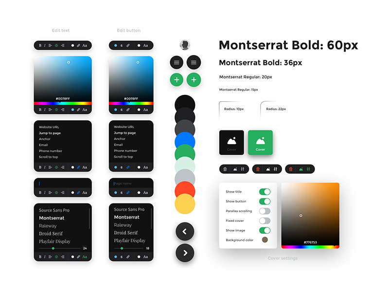 Guideline frammr kosov interactivearts service product board edit text ux ui gui guideline