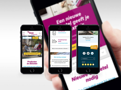 Geas.nl mobile design