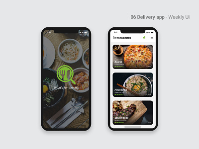 06 Delivery App - Weekly Ui adobe xd app app concept app design app designer application application design challenge concept design designer food app food delivery food delivery app food delivery application ui ui deisgn weekly challenge weekly ui weeklyui