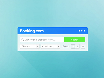 Booking.com search booking booking.com flat panel popup reservation search ui ux website