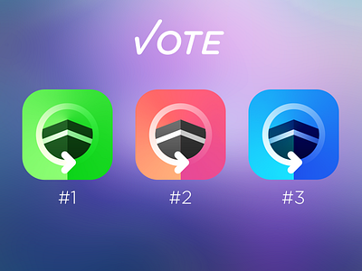 Vote your best color abdelghany app arrow color icon illustration kaaba tawaf vote