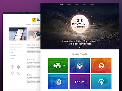 GISTIC - Home abdelghany gistic home icons landing page splash website