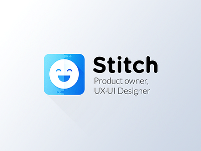 Stitch abdelghany app icon ios smile. smiley stitch