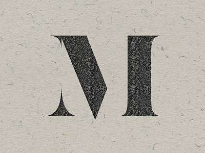 36daysoftype "M" typography