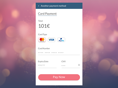 Payment form dailyui 002