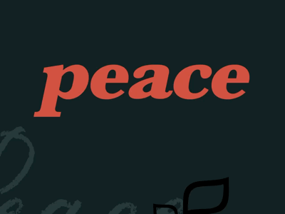 Peace, a question. brand branding campaign design graphic design identity motion peace