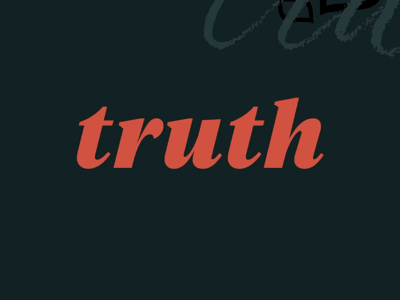 Truth, a question. art direction brand branding campaign design graphic design identity