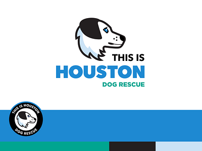 Dog Rescue Badge art direction brand branding design dog graphic design identity illustration logo logodesign vector